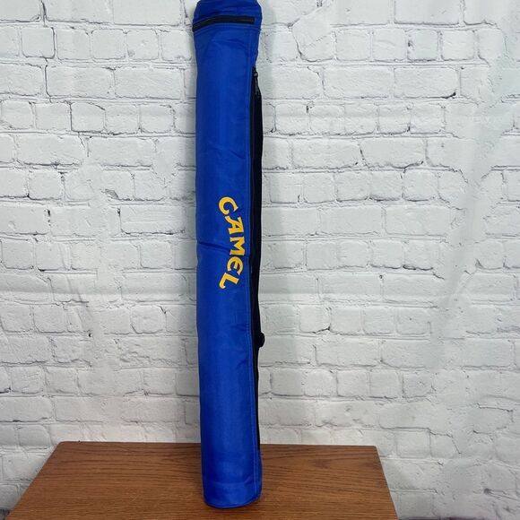 Camel Other - Joe Camel Blue Padded Soft Pool Cue Case 6 Pack Holder w/adj.  strap & Insulated